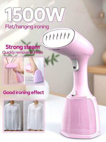 OBOVAY 1500W Handheld Garment Steamer, Portable Travel Steam Iron, Fast Heating, Multi-Function Heavy Duty Steam Iron, Dual Use For Home And Travel
