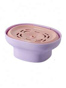 1pc Dish Soap Dispenser Bottle, Kitchen Sink Liquid Soap Dispenser, Dishwashing Liquid Dispenser With Sponge Holder, Prevents Splashing And Blending Seamlessly In Space