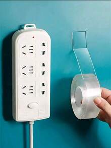 1pc 10M/5M/3M/1M Length Super Strong Double-Sided Nano Tape, Transparent & Removable, Waterproof - Essential Household Adhesive Double-Sided Tape, Self-Adhesive Wallpaper Waterproof Bathroom Bathroom Accessories Bathroom Tools