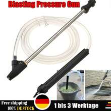 Professionelle Sandstrahl-Lanze für Kärcher Hochdruckreiniger | Vollständiges Nassstrahl-Set mit Keramik-Düse und Adapter | Universal passend für K2, K3, K4, K5, K7 Serien | Ideal zur Rostentfernung und Oberflächenbehandlung | Inkl. Bedienungsanleitung und Montagewerkzeug