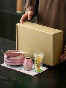 1 pieza/4 piezas Tazón de Matcha Raku, Accesorios de Juego de Té Cerámico, Batidor de Matcha, Cepillo de Té, Revolvedor de Té Japonés, Juego de Té para el Hogar, Diseño de Bambú, Estilo Minimalista, Construcción Durable, Bambú Natural, Accesorios de Té, Utensilios de Bambú, Regalo Perfecto para Amantes del Té, Regalo Ideal para Ceremonia, Decoración Tradicional, Ceremonia de Matcha