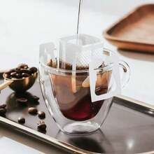 50PCS Portable Coffee Filter Bag Small Strainer Mini Envelope Strainer - Coffee - View 3
