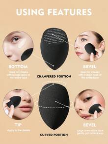 4/25件套化妆工具套装，包括：1个多功能拉链防水化妆包+20支化妆刷套装+2个化妆海绵+2个三角粉扑，化妆刷套装，化妆刷套装，化妆刷套装，全套化妆工具，化妆刷套装，化妆刷套装，化妆礼盒套装 - 黑色 - 查看 9