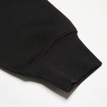 Puma 男女通用 2026 春季新款跑步休闲保暖健身舒适套头卫衣 621827-01 - 黑色 - 查看 6