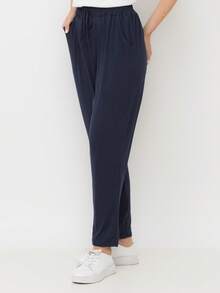 Calça viscoycra cod:7021 - Azul Marinho - Visão 9