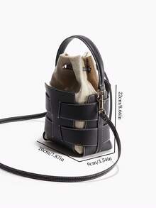 New Fashion Crossbody Bucket Bag, Luxury Design Handbags For Ladies, Women's Leisure Outdoor Shoulder Bag - Black - View 5