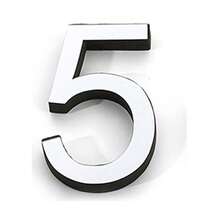 现代 3D 亚克力镜面门牌号 - 自粘式、壁挂式、贴纸式阿拉伯数字 - 适用于家庭、街道、公寓、办公室、酒店房间和邮箱地址牌的装饰艺术贴花 - 无需电池，非电动塑料材料