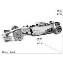 3D金属拼图DIY金属拼装模型，交通工具，电车，蒸汽火车，自卸卡车模型，圣诞礼物 - 車2 - 查看 7