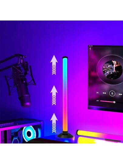 NBBUFF RGB+IC Verlichting Bar, Slimme LED Night Home 200+ Scene Modes 16 Million s, Three Control Modes, Dynamic Music Sync Mode, Lamps Bedroom PC TV Backlight, view 7
