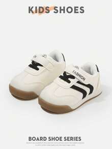 Elegant Baby Flat Shoes, Unisex, Fashion Versatile, Non-Slip, Lightweight, Regular, Durable, Helpful For Baby's Foot Development, Spring/Autumn