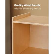 Montessori Bookshelf, 45 In Width Toy Storage Organizer, 5-Section Kids Display Storage Cabinet, Daycare Furniture, Kids Bookshelf For Bedroom, Nursery, Living Room, Entryway, Preschool, Brown - Grid Wooden 41-50inch Light Brown - 查看 6