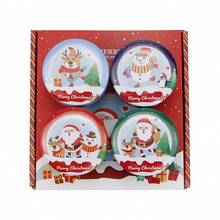 1pc Snowman & Santa Claus Metal Candle Tin, Scented Candle, Home Decor Party Favor New Year Gift Gifts Birthday Graduation Christmas Decorations Room Decor Christmas, Christmas Gifts
