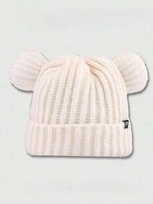 1pc Solid Color Animal Print Bohemian Elegant Casual Vintage Street Style Acrylic Animal Shape Solid Knitted Hat, Suitable For Women, All Season-Halloween,Christmas,Fall,Winter, Supplies, - Mũ đan - Xem 4