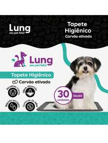Kit Of 3 Activated Charcoal Hygienic Mats 50x60cm 90 Units For Dogs - 黑色 - 查看 6