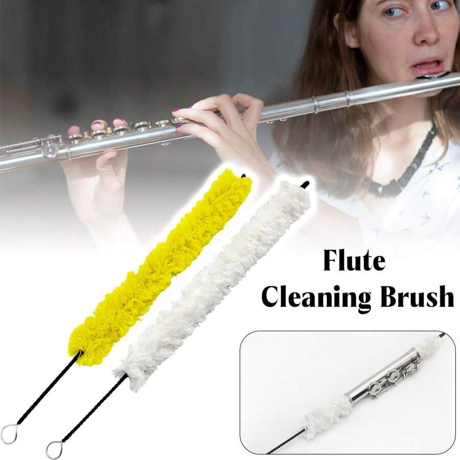 Flute Cleaning Brush Flute Cotton Cleaning Brush Swab For Flute Repair And Cleaning