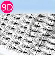 320 Pcs Per Box, D Curl 8-15mmMix 3D 5D 7D 9D Thickness 0.07mm Premade Wispy Spike Lashes Volume Cluster Eyelash Fluffy Pointy Base Promade Volume Eyelash Extension Wispy Volume Lash Extensions