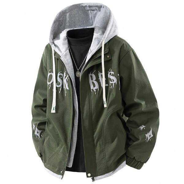 kpblterxy Suede Baseball Jacket For Autumn And Winter (Unisex), Casual And Fashionable Jacket