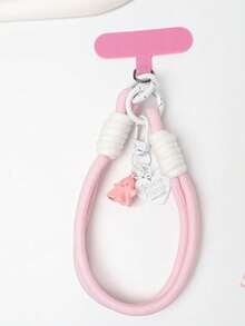 1pc Halloween Ghost Mobile Phone Lanyard, Short Wrist Ring, Multi-Functional Strap, Men's And Women's Fashionable Outdoor Travel Chain, Key Case, Sturdy