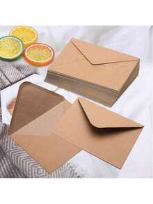 Envelopes , 5 X 7 Inch Card Paper Envelope For Invitation, V Flap Greeting Envelope Sleeve For Wedding Gift, Graduations, Office - Multicolor - View 5