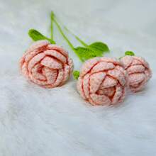 onEternal 1/10pcs Handmade Crochet Rose Flowers, Decorative Bouquet, Artificial Flowers, Handmade Flowers, Yarn Flowers. Bridal Bouquet, Her Gift, Mother's Gift, Teacher's Gift, Creative Gift. Suitable For Home Decor In Restaurant, Living Room, Bedroom, Wedding, Party. Ideal For Spring/Summer Decor, Christmas, New Year, Valentine's Day, Thanksgiving, Back To School, Wedding, Birthday, Anniversary