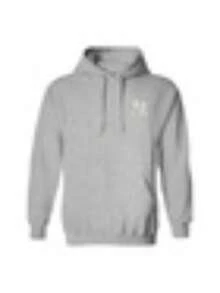 Sudadera Con Gorro Bordada Yanqui Logo New York Simbolo - Gris - Ver 2