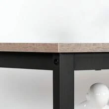 HOOBRO EBF14BZ01 Beistelltisch, Nachttisch mit 3 Ablagen, Sofatisch, Industriestil, Nachttisch, Schlafzimmer, Wohnzimmer, Küche, einfach zu montieren, Metallrahmen, Dunkelbraun