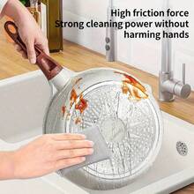 12 件装厨房清洁高密度银丝海绵擦洗海绵魔术海绵刷双面海绵洗碗通用研磨清洁海绵,, - 銀色 - 查看 7