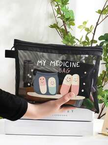 Outdoor Travel Offices Carry Small-Capacity First-Aid Kits Mesh Bag, Portable Medicine, First-Aid Kits And Pill Packaging Containers, With Pills, Nurse Letter, Medication, Travel Pill Organizer, Aid Kit Bag, Perfect Health Gift, Makeup Bag, Cosmetic Bag, Travel Toiletry Bag, Daughter Gift, Make Up Pouch, Makeup Bag Gift For Make Up Organizer,Christmas Gifts,Pouch,Travel,Gifts For Women,Women's Necessaire,Travel Essential,Pouch,Clutch / Small Handbag,Necessaire,Makeup Organizer,Makeup Organize,Pouch,Brush Holder,Mini Pouch,Large Capacity Pouch