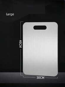 لوح تقطيع من التيتانيوم قطعة واحدة، لوح تقطيع من التيتانيوم النقي 100% المحسن حديثًا، لوح تقطيع من الفولاذ المقاوم للصدأ بحجم كبير/متوسط/صغير، لوح تقطيع معدني ثنائي الجوانب متين، لوح تقطيع للخضروات والفواكه، حصيرة عجن السوشي والعجين، أداة مطبخ