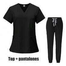 Scrub Sets - Black - View 5