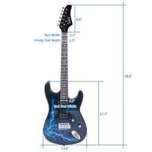 Electric Guitar GST-E Right Handed 6 Strings With Bag