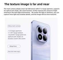Xiaomi 小米 Redmi Note 15 Pro 新款智能手机，8GB+256GB 内存，IP68 防尘防水，天玑 7400-Ultra 芯片，7000mAh 大电池+22.5W 反向充电，50MP 索尼大光圈超感光相机，中文版双卡，支持中英文 - 雪松白 - 查看 8