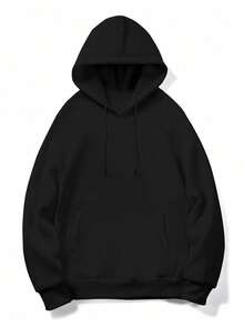 Easy Tiger Hoodie, Vintage Style Tiger Graphic Sweatshirt - Black - View 4