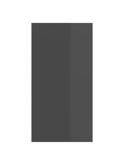 VidaXL TV Wand Unit 37x37x72 Cm Finished Wood High Gloss Grijs view 6