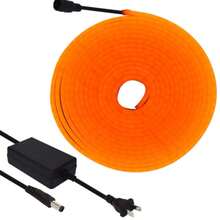BUYTITI 5m Flexible Neon LED Light Strip Orange, Yellow, Red - Japan A Type Plug(100V) - View 1