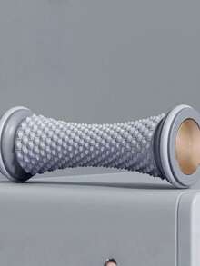 1pc Foot Massage Roller With Speed Control - Deep Tissue Massage Textured Surface, Medium Firmness, Manual Operation, Suitable For Yoga & Fitness Enthusiasts, Home Fitness Experience, Yoga Accessory, Fashionable Design, Durable Structure