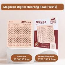 2025 新款 1 套磁性数字华容道拼图 3/4/5/6/7/8/10 个难度等级，儿童早教智能玩具，99 乘法表玩具，益智趣味玩具，生日/节日/万圣节/圣诞节礼物，礼品玩具
