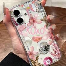 Funda para teléfono (1 unidad) con diseño minimalista de bola de billar 8 y estrellas de leopardo, rayas verticales, de piel sintética, protectora, compatible con phone S16/S16 Plus/S16 Pro/S16 Pro Max - Multicolor 8 - Ver 3