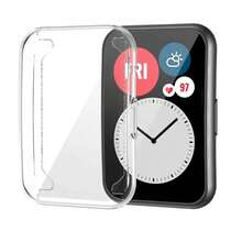 1pc Plated Cover Compatible With Hua Wei Watch Fit 2 Case Smartwatch Accessories TPU Bumper All-Around Screen Protector Compatible With Hua Wei Fit2 Watch Case