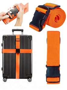 2/4 件行李带，旅行行李箱捆绑带，交叉打包带加厚捆绑带，适用于旅行收纳袋、化妆包、化妆包、度假收纳包、大容量化妆品收纳盒、化妆盒，可装口红、刷子、护肤品、手机、硬币、小物件，适用于家居、礼品、度假和节日万圣节圣诞节多功能用途 - 彩色 - 查看 6