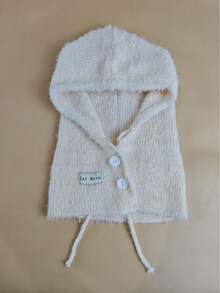 1 件男士秋冬拉法帽，时尚针织帽，带护耳功能，多功能无遮阳帽