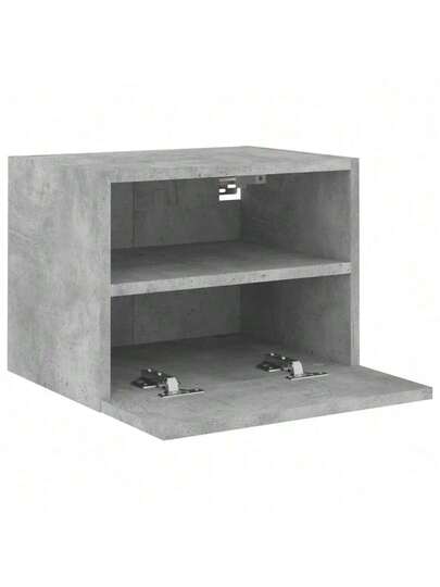 VidaXL TV Wand Unit 40x30x30 Cm, Finished Wood, Concrete Grijs view 6