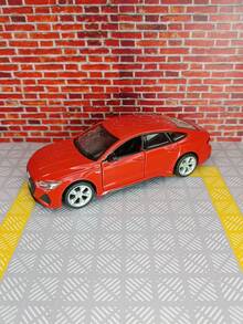 YCMODEL A Simulation Alloy Car Model Of A High-Performance RS7 German Sports Car. The Body Of The Car Model Is Made Of Zinc Alloy Material, And  On Both Sides Can Be Opened. The Car Model Has Simulated Sound And Lighting Functions. It Is A Car Model With Rich Details, Fine Workmanship, And Good Quality, Suitable For Collection And Giving As A Birthday Gift To Friends - Multicolor - View 7
