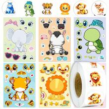 6/50 Sheets Easter Egg Stickers, Can Make Various Expressions, Also Includes Rabbit Puzzle Stickers, Suitable For Birthday Parties, Art Projects, Rewards Or Holiday Gifts - Multicolor - View 13