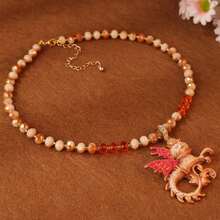 1 buc. Colier vintage în ediție limitată, cu design 3D de pisică, de nișă luxoasă, exagerată, de lux, bijuterii de modă de înaltă calitate, realizat din bază de aliaj cu accente de pietre prețioase, potrivit ca și cadou pentru Halloween, Crăciun și alte ocazii speciale, cum ar fi purtarea zilnică, petreceri, banchete.