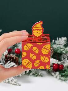 12pcs Christmas Mini Gift Box, Gold Snowflake Elk Style Gift Packaging Box For Christmas Party Supplies, Christmas Party Decorations 2025, Merry Christmas Party Candy Box, New Year Christmas Party Gift Packaging Supplies, Christmas Table Decor, Christmas Decor, Christmas Decorations For Home, Xmas Gifts, Christmas Gifts Party Favors, 2026 New Year Decor