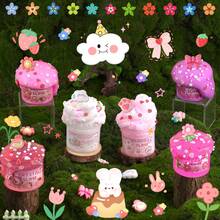 6pcs, DIY Clay Toy Set, Butter Clay, Crystal Clay, Brushed Clay, Customizable Decorative Ornaments With Accessories, Decompression Toys, Various Colors And Styles Of Clay Toy Sets, Great Gifts For Boys/Girls, Birthday Gifts, Slime Kit,Putty,Clay Kit,Stress Relief