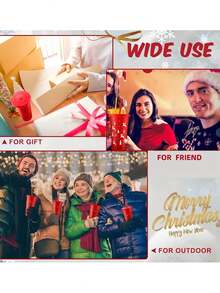 5-1 Pc 24 Oz Christmas Themed Straw Cup, Christmas Themed Water Bottle, Large Capacity Plastic Water Cup, Durable, Reusable With Straw And Lid, Festive Design, Suitable For Hot And Cold Drinks, Outdoor Activities, Parties And Holiday Decorations, Christmas Gifts, Suitable For Milk Tea, Coffee, Purified Water, Outdoor, Indoor, Christmas, New Year,Christmas Gifts, Cups