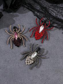 1pc Halloween Costume Rhinestone Spider Hair Clip, Halloween Hair Accessories, Hair Clips Claw, Clips Hair, Hair Claws, Clips For Hair, Hair Slide, Hair Barrettes, Looks Of Party
