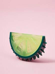 PETSIN 1 件宠物牙胶冷却咀嚼玩具，可冷冻幼犬出牙玩具，夏季西瓜和菠萝形状冷冻互动玩具，冷冻狗狗零食训练工具，适用于中小型犬